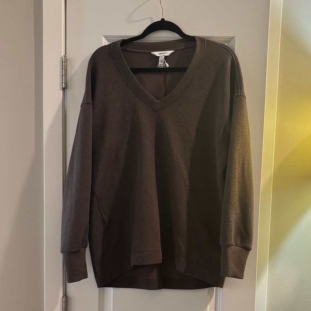SPANX Chocolate Brown Top